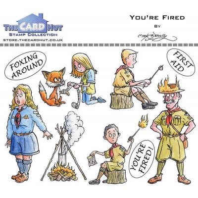 The Card Hut Clear Stamps - You're Fired
